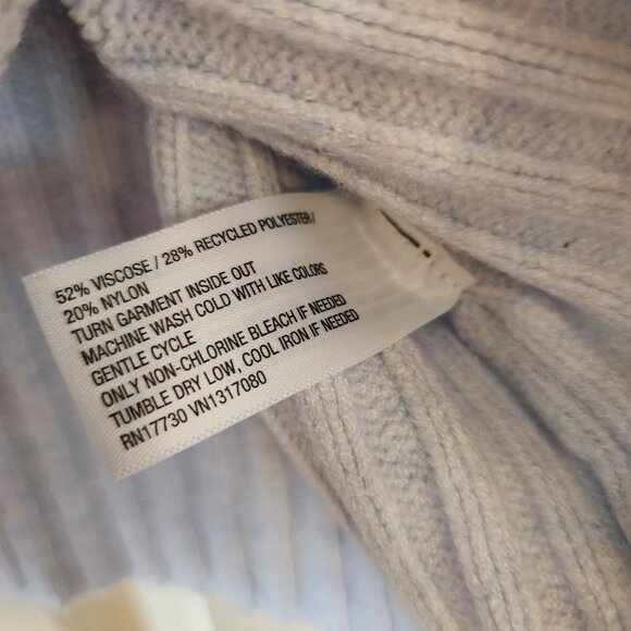 Wild Fable Womens Cropped Ribbed Knit Cardigan Zip Front Sz M Light Blue NWT - Picture 10 of 11